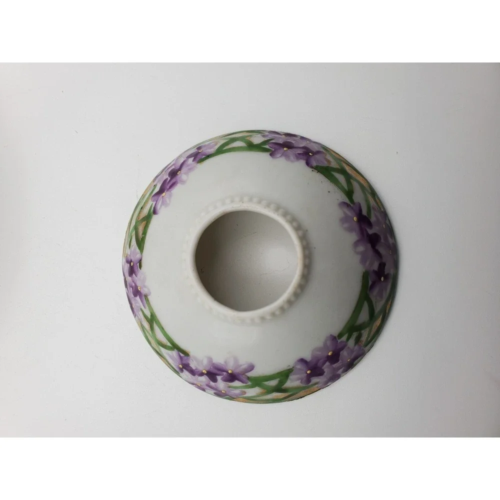 Vintage Violet Covered Hair Receiver Germany